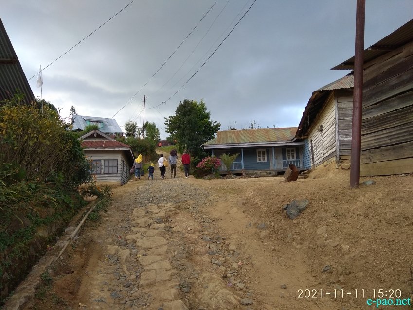 Lunghar village in Ukhrul district on National Highway 150, Imphal-Kohima via Jessami :: November 11 2021