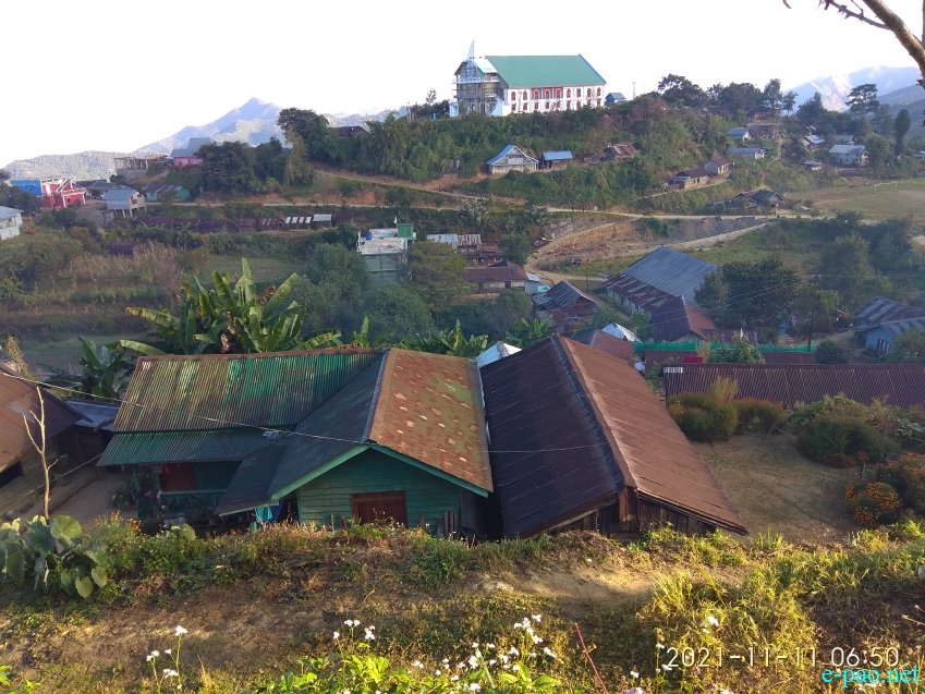 Lunghar village in Ukhrul district on National Highway 150, Imphal-Kohima via Jessami :: November 11 2021