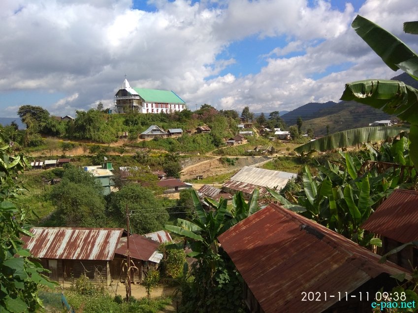 Lunghar village in Ukhrul district on National Highway 150, Imphal-Kohima via Jessami :: November 11 2021