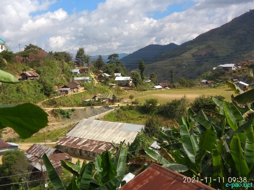 Lunghar village in Ukhrul district on National Highway 150, Imphal-Kohima via Jessami :: November 11 2021