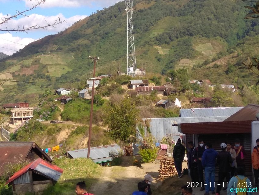 Lunghar village in Ukhrul district on National Highway 150, Imphal-Kohima via Jessami :: November 11 2021