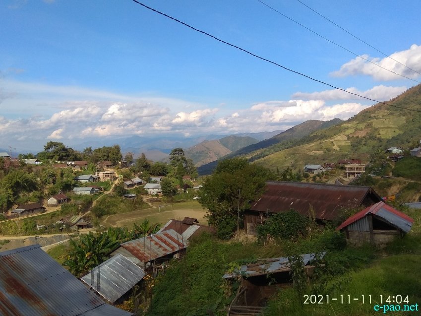 Lunghar village in Ukhrul district on National Highway 150, Imphal-Kohima via Jessami :: November 11 2021
