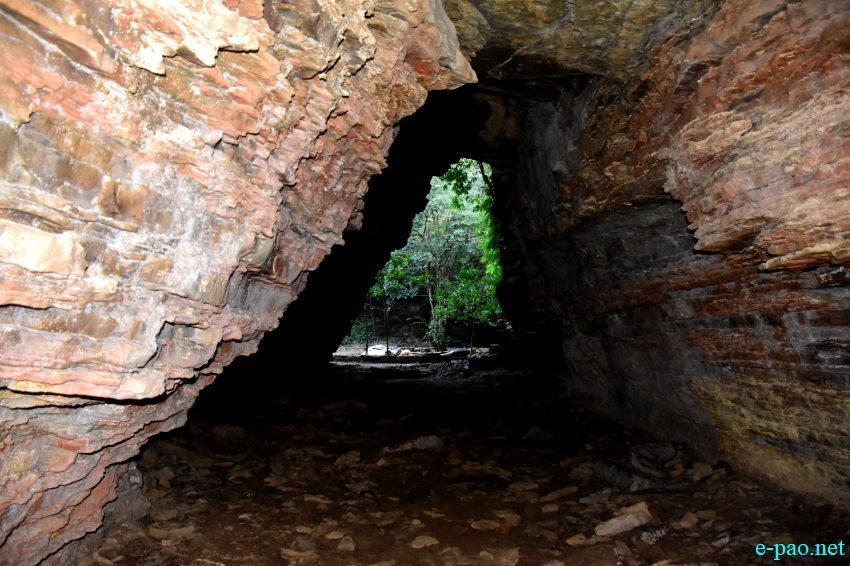 Thalon cave, a historical site under Tamenglong district :: 30th  November 2021
