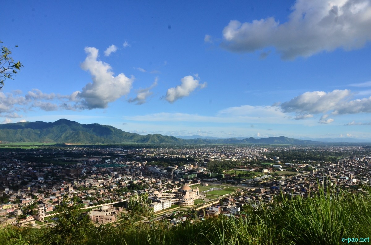  Bird eye view of Imphal Valley as seen from top of Cheiraoching :: August 29 2014 