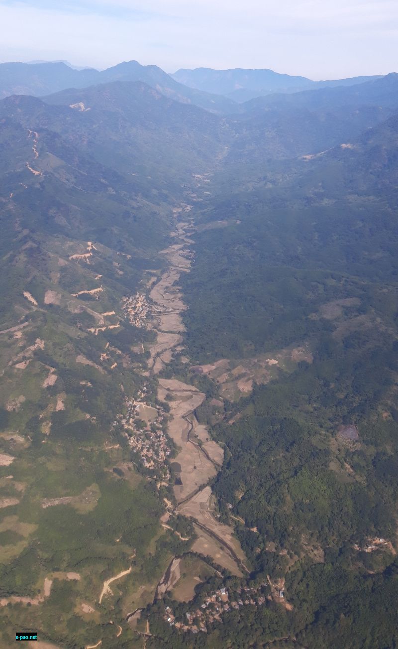 An aerial view from Imphal to Tamenglong :: December 20 2019