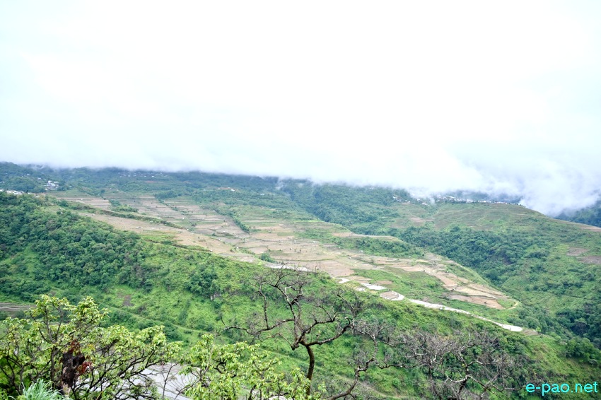 Landscape of Phuba Thapham Village in Senapati District as seen on 13th May 2022