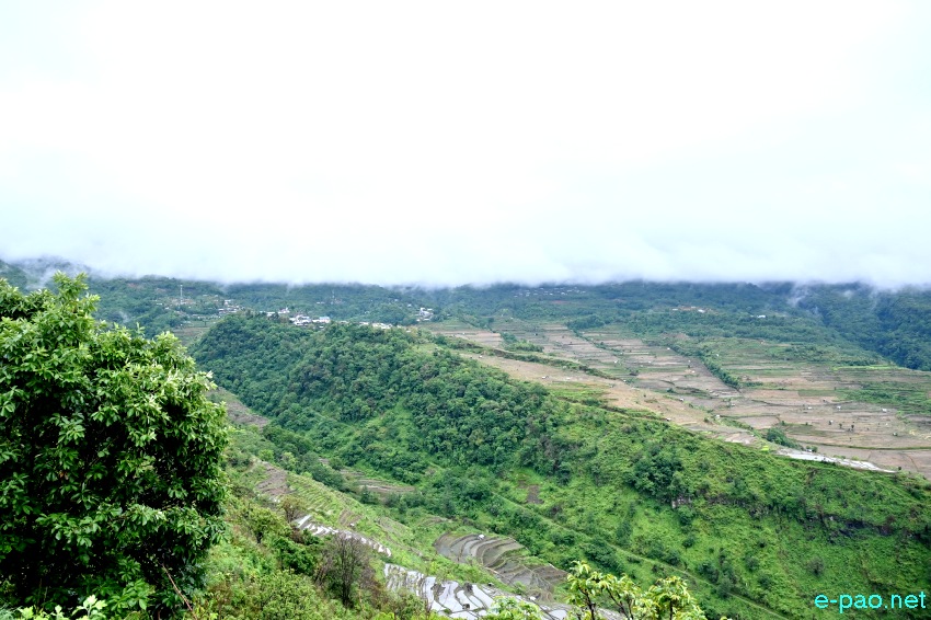 Landscape of Phuba Thapham Village in Senapati District as seen on 13th May 2022