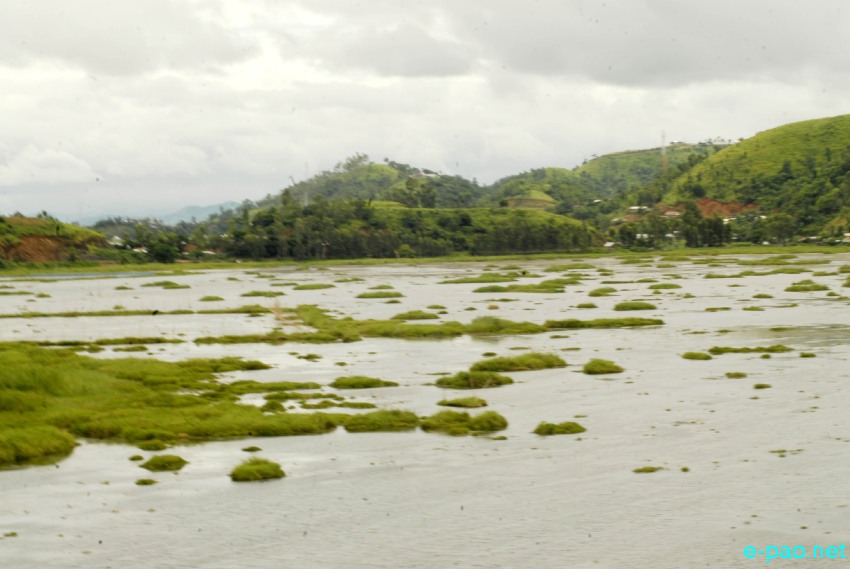 The splendour of Loktak Lake (largest Freshwater in North east India) during Summer time of 2013
