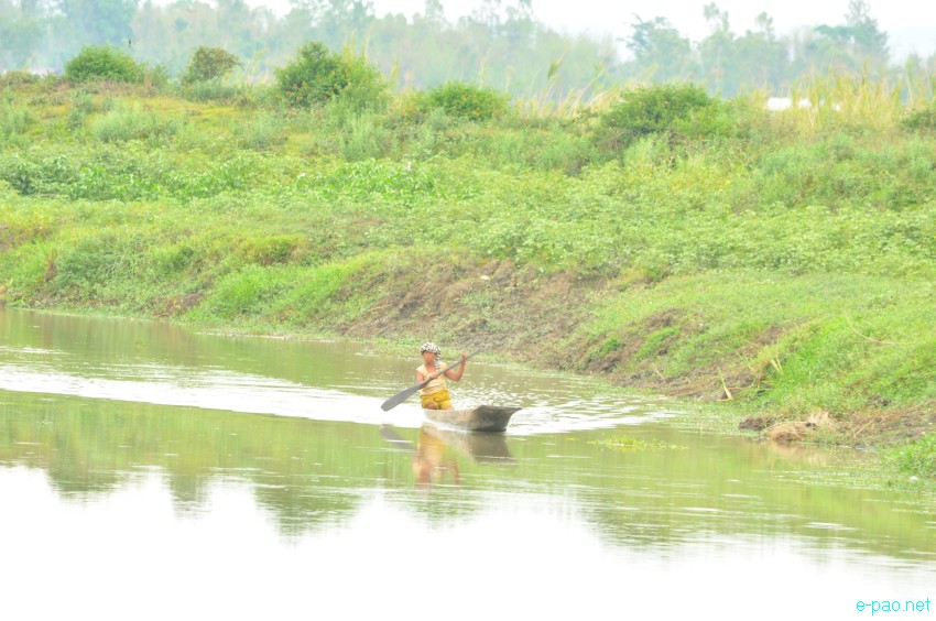 Waterways at Khodrak in Bishnupur district of Manipur :: May 2014