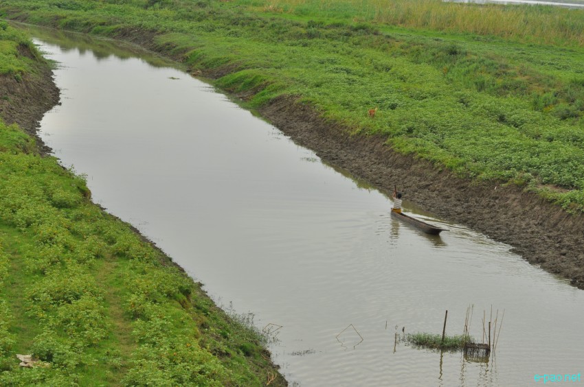 Waterways at Khodrak in Bishnupur district of Manipur :: May 2014