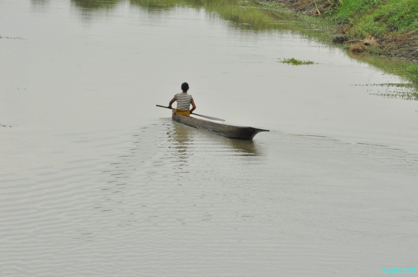 Waterways at Khodrak in Bishnupur district of Manipur :: May 2014
