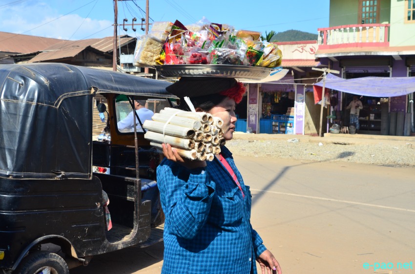A Scene of Moreh Town (Manipur / Myanmar Border Town)  captured on 3rd December 2014