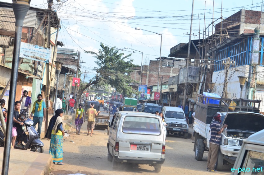 A Scene of Moreh Town (Manipur / Myanmar Border Town)  captured on 3rd December 2014