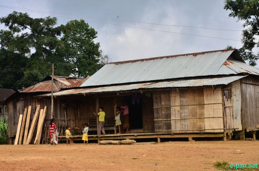 Sehlon Village (118 KM from Imphal) in Khengjoy Tehsil in Chandel District of Manipur :: October 2014