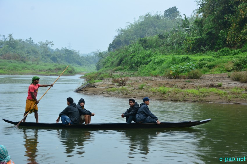 The Water Route journey to Boroikhal village in Jiribam sub-division, Imphal East district :: May 10 2015