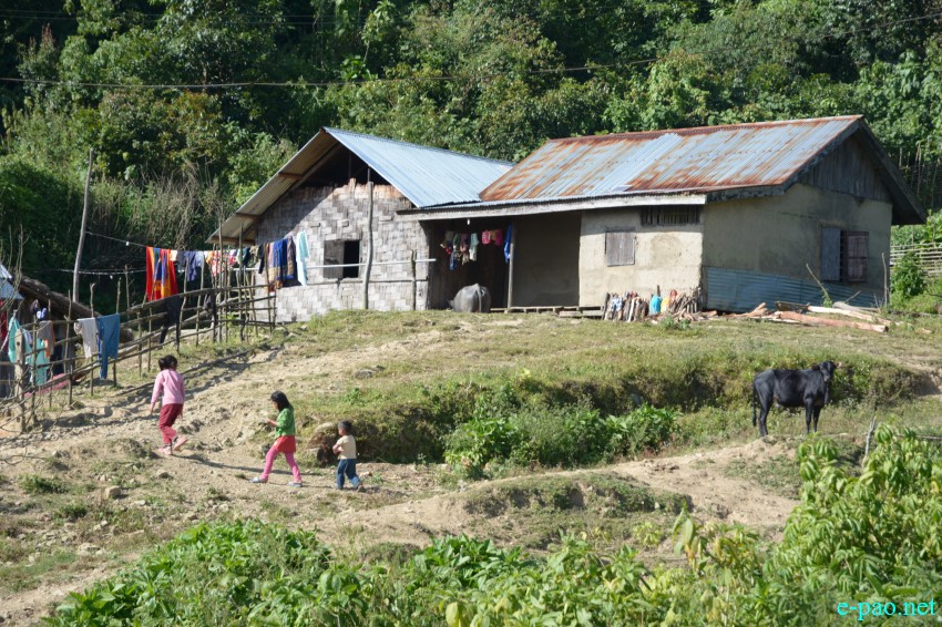 Tingkai Khullen, a small village located in Saitu-Gamphazol of Senapati district, Manipur :: November 2015