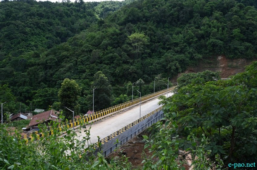Lokchao Bridge at National Highway No 102 (Imphal-Moreh Highway), part of Indo-Burma Road :: 23rd July 2022