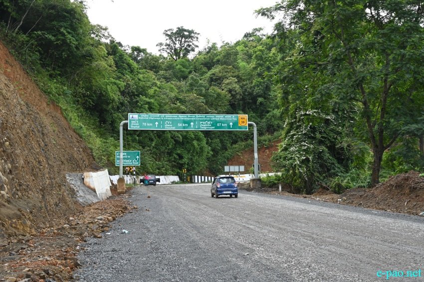 Lokchao Bridge at National Highway No 102 (Imphal-Moreh Highway), part of Indo-Burma Road :: 23rd July 2022