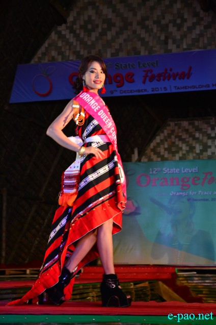 'Miss Orange Queen 2015' in 12th State Level Orange Festival at Tamenglong District Headquarters  :: December 10 2015
