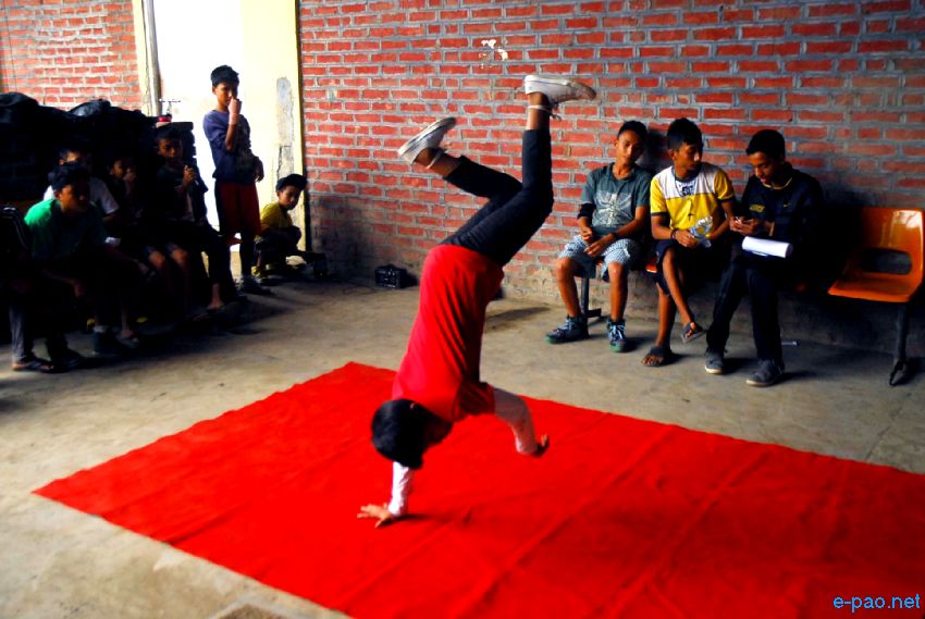 B Boying Dance battle at MSRTC ground , Imphal ::  second week of October 2013