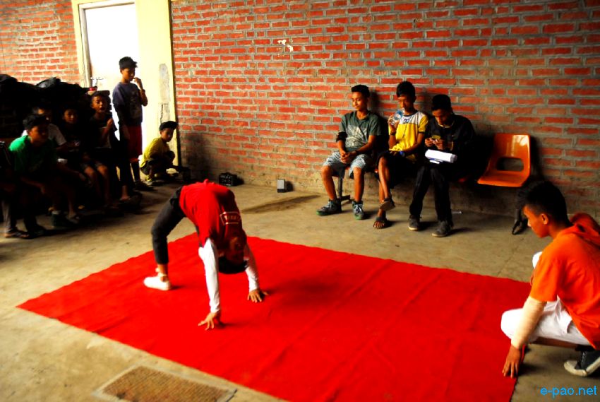 B Boying Dance battle at MSRTC ground , Imphal ::  second week of October 2013