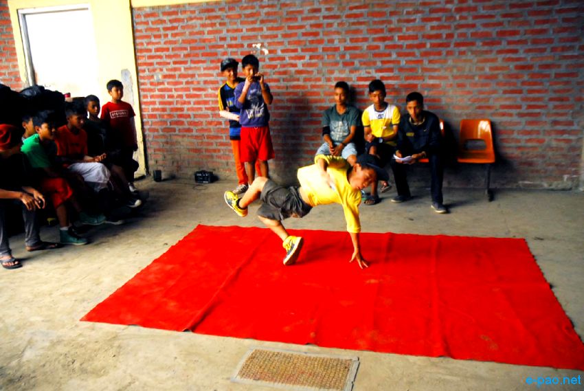B Boying Dance battle at MSRTC ground , Imphal ::  second week of October 2013