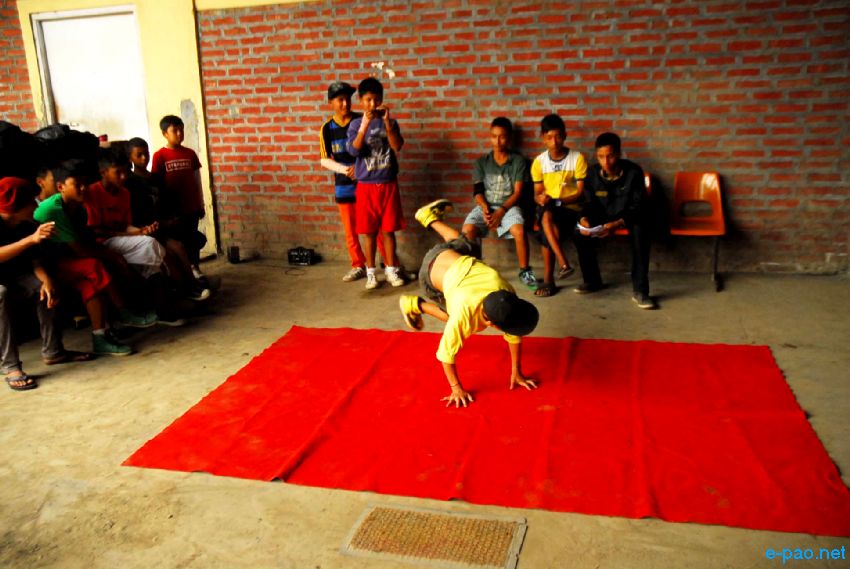 B Boying Dance battle at MSRTC ground , Imphal ::  second week of October 2013
