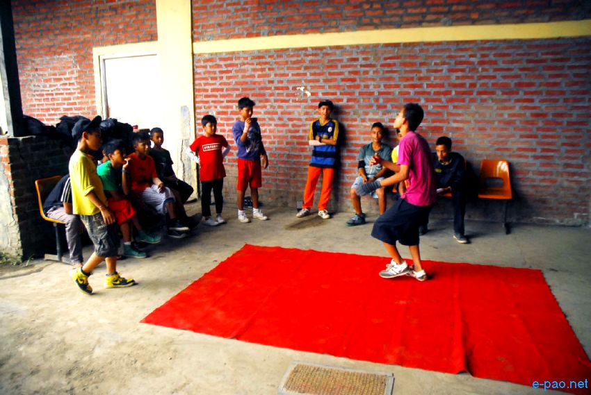 B Boying Dance battle at MSRTC ground , Imphal ::  second week of October 2013