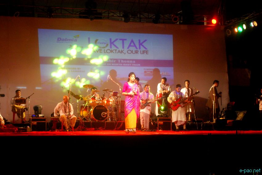 Ranbir Thouna Live : 'Save Loktak Our Life' campaign performance at the 1st MR ground :: 22 April 2013