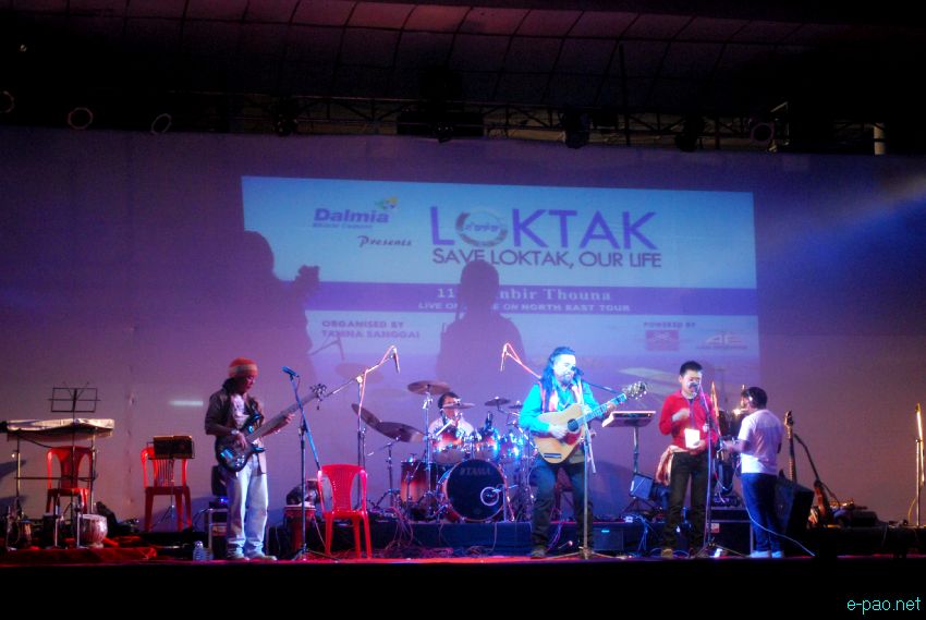 Ranbir Thouna Live : 'Save Loktak Our Life' campaign performance at the 1st MR ground :: 22 April 2013