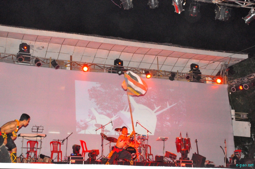 Ranbir Thouna Live : 'Save Loktak Our Life' campaign performance at the 1st MR ground :: 22 April 2013