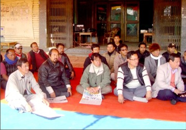 Artistes stage sit-in-protest against the Chandel incident