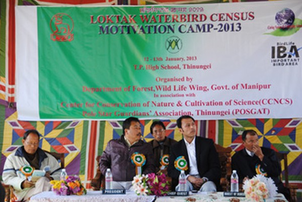 Dignitaries presiding opening session of Water Bird Census Motivation Camp