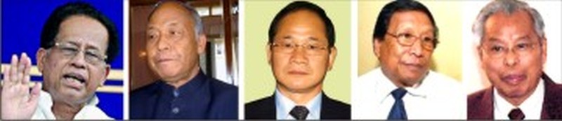 Chief Ministers of Arunachal Pradesh, Assam, Manipur , Swu and Muivah