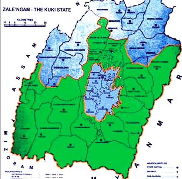 The proposed Kuki state