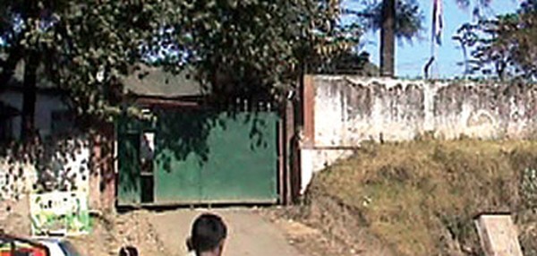 Outside view of the gate of the DCs bungalow