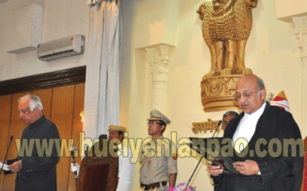 Sapre sworn in as Chief Justice of Manipur HC