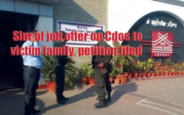 Slur of job offer on Cdos to victim family, petition filed