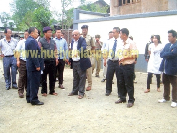 CJ of Manipur HC inspecting the court complex of JMIC,Kangpokpi