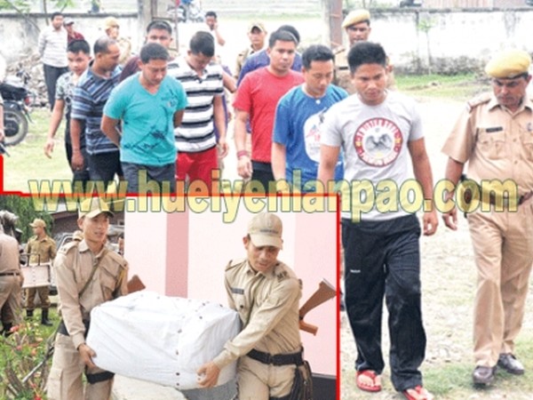 Arrested Police Commandos and officers