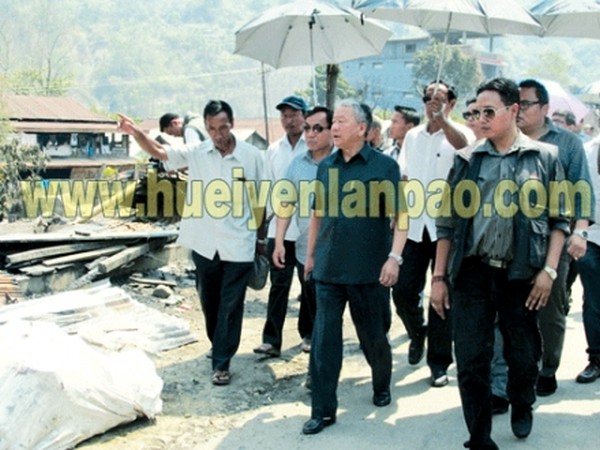 Dy CM extends relief to fire victims