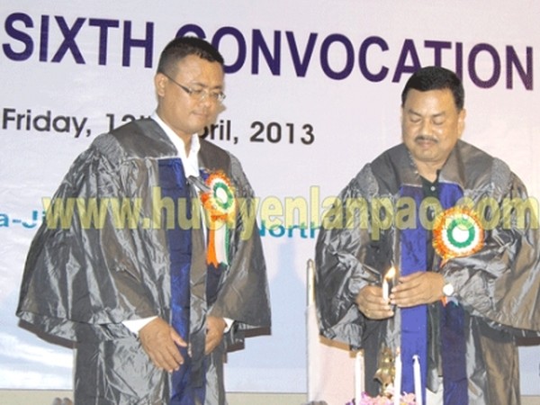 Inaugural lamp of the 26th convocation of IGNOU being lit