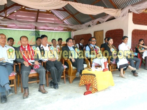 Dignitaries who graced the Ngashan Phanit celebration at Thoyee village in Ukhrul district