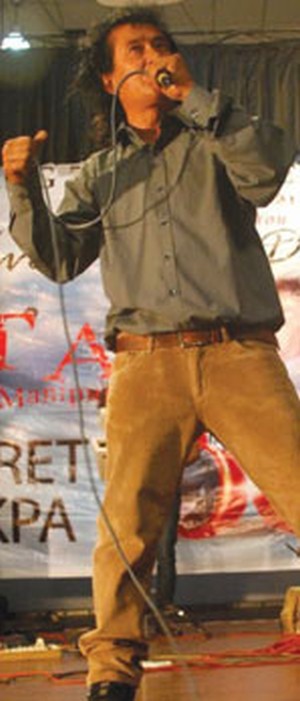 Tapta performing at Shillong