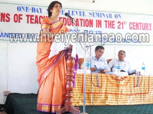 Seminar on  teachers' education at Moreh College