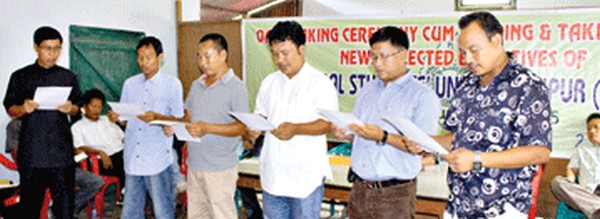 ATSUM office bearers taking oath