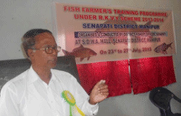 Fishery training program begins at Senapati