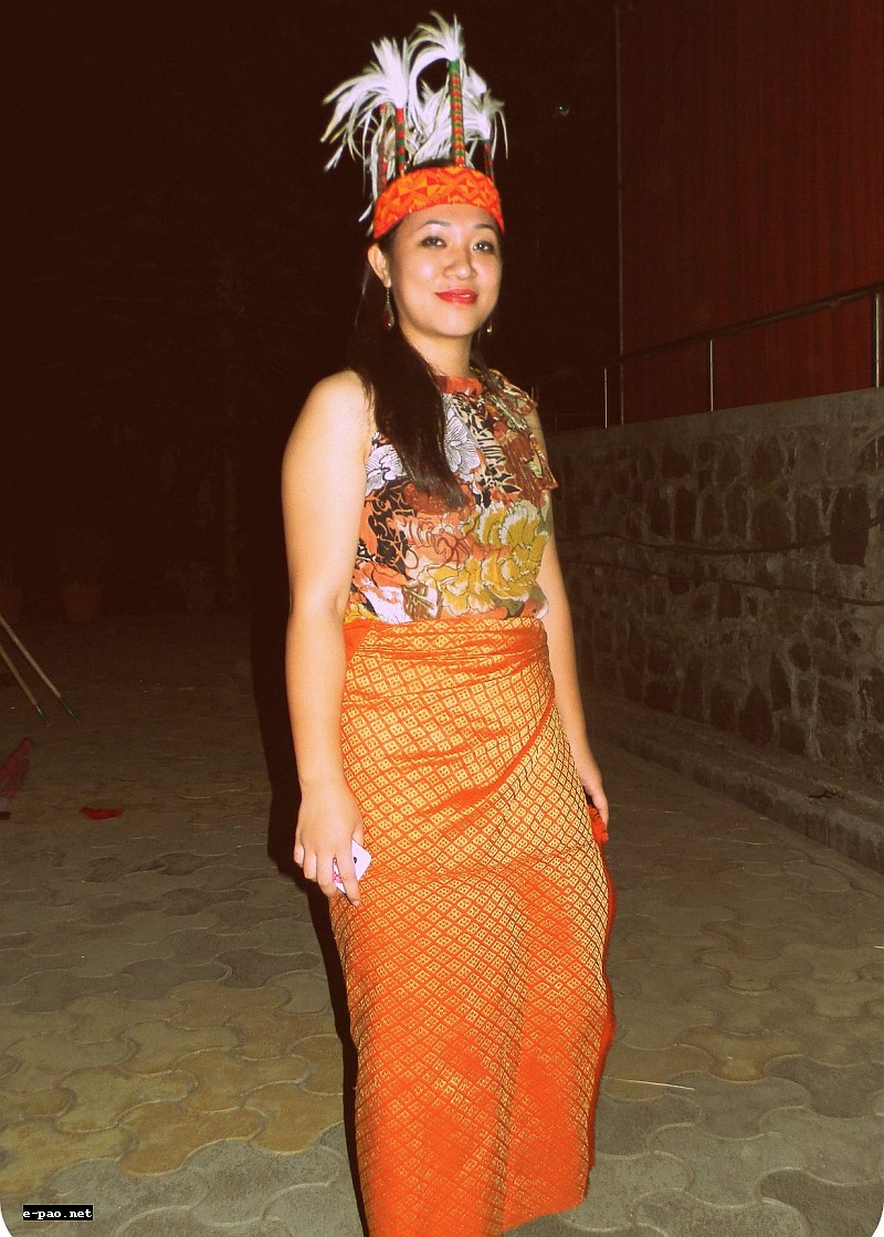 A Tarao girl with her traditional attire; Tarao is one of the oldest indigenous tribes of Manipur :: 2013