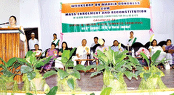 Dignitaries of Mahila Congress