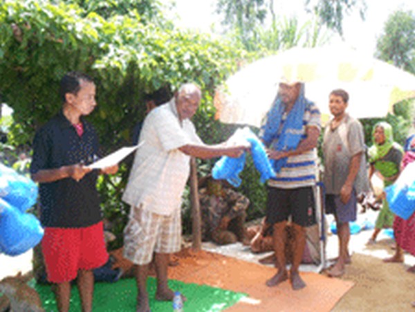 Aid provided to flood affected families